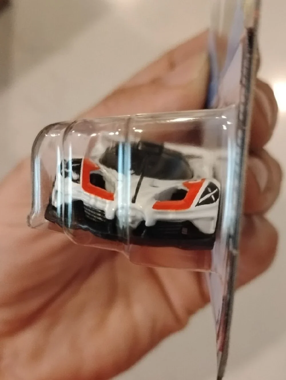 Mattel Hot Wheels Bugatti Bolide Toy Car - White, Black, Red